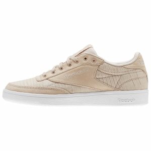 Reebok Club C 85 Turnschuhe Damen - Beige/Weiß - DE 795-YNL